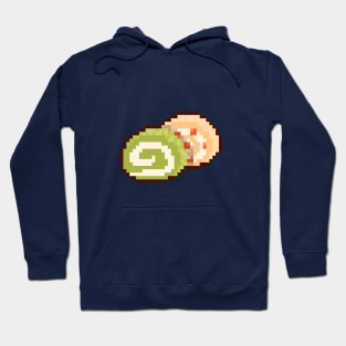 Roll cake pixel art Hoodie